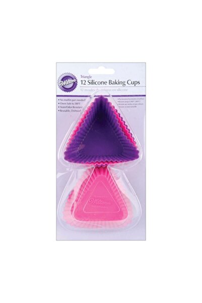 Lumea Set forme din silicon "Triunghi" pentru Briose, 12 buc. - Wilton