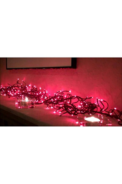 SDX Market Cortină de Crăciun 5 m x 1 m, roșie, 240 LED-uri, 5 m x 1 m, SDX, ...