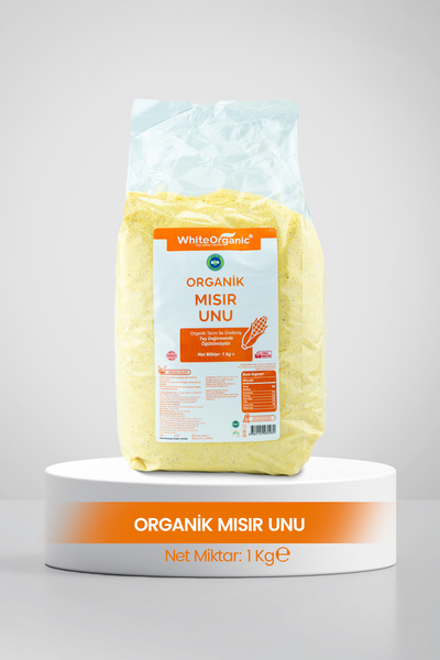 White Organic Organik Mısır Unu 1 Kg
