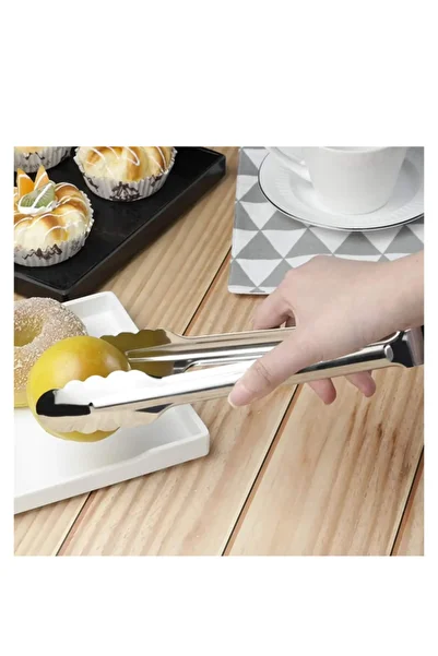 Bisbell Stainless Steel Food Tongs,Tip Locking System 12",BB2323