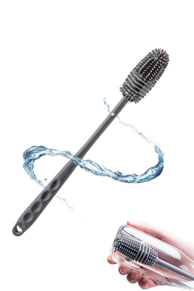 Ganjem Biberon Temizleme Fırçası Silikon Süt Şişe Yıkama Aparatı Pratik Bebek...