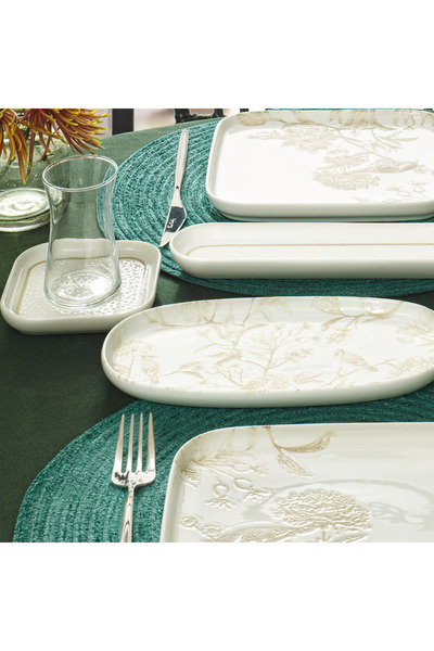 Pierre Cardin Aria Porselen 28 Parça Kahvaltı Takımı