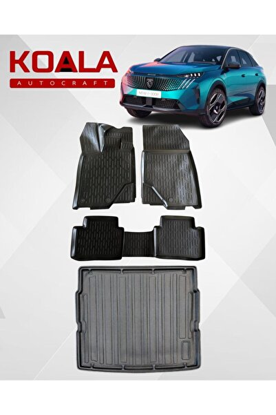 KoalaOtoTekstil Peugeot 3008 Hybrit(2024-SONRASI) Ile Uyumlu-Araca Özel Paspa...