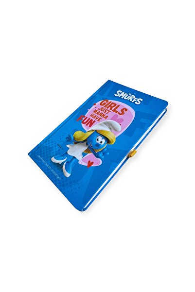 Polin Şirinler Sert Kapaklı Not Defteri, 13x21cm, 96 Yaprak, Çizgili,