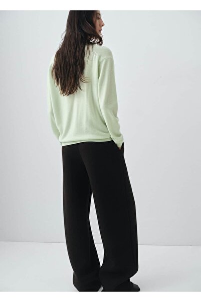 MANGO Woman %100 yün polo yaka kazak