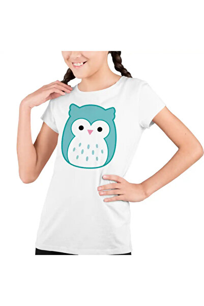 OEM Tricou Copii Fete Squishmallows Bufnita Atena