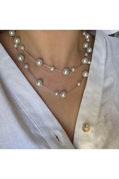 Venus Design 2li İnci Kolye Seti