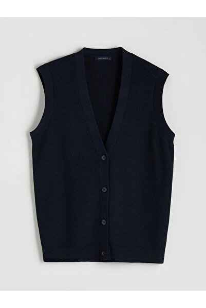 LC Waikiki SOUTHBLUE Standart Kalıp V Yaka Erkek Triko Yelek (W5)