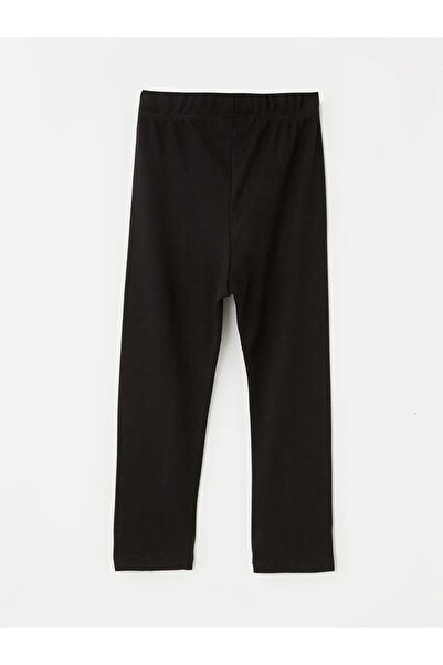 LC Waikiki Girls' Basic Leggings with Elastic Waistband (W5)