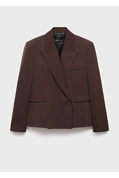 MANGO Woman Kruvaze blazer ceket