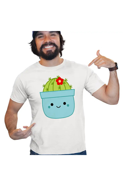 OEM Мъжка тениска Squishmallows Cactus Pot