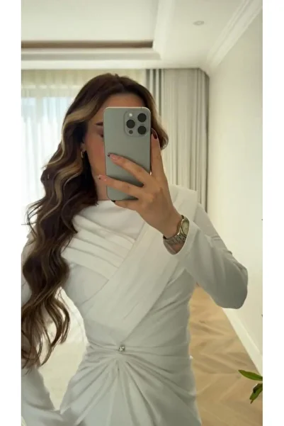 SHOK crepe dress