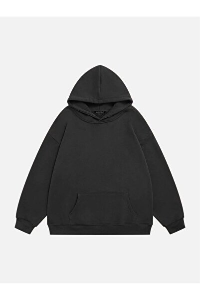 Mad&Calf Φούτερ Unisex Kawasaki H2R με στάμπα με κουκούλα Fleece Oversize