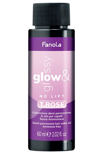 Fanola T.ROSE Demi-permanent No Yellow Glow & Glossy Pink Toner 60ml -