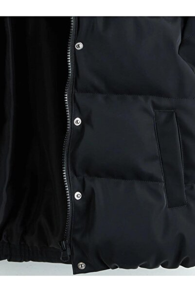 LC Waikiki LCW Kids Kapüşonlu Kız Çocuk Kaban (W5)