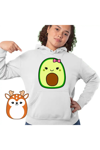 OEM Women's Hoodie Squish mallows Avocado