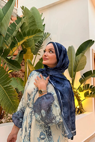 CAMELLİA Шарф Rossa Desen Soft Шаль - Синій