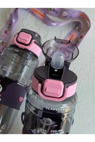 EliraToka Primary School Middle School Kuromi Model Water Bottle Drinking Bottle School Drinking Bottle