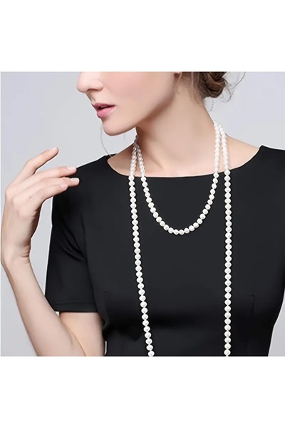 Other Uzun inci kolye vintage klasik ama aynı zamanda hep trend