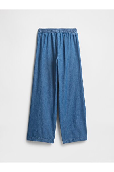 GAP Kız Çocuk Denim Mavi Pull On Pantolon