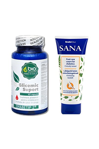 Bio Elemente Pachet Promotional Crema ingrijirea picioarelor diabeticilor + G...