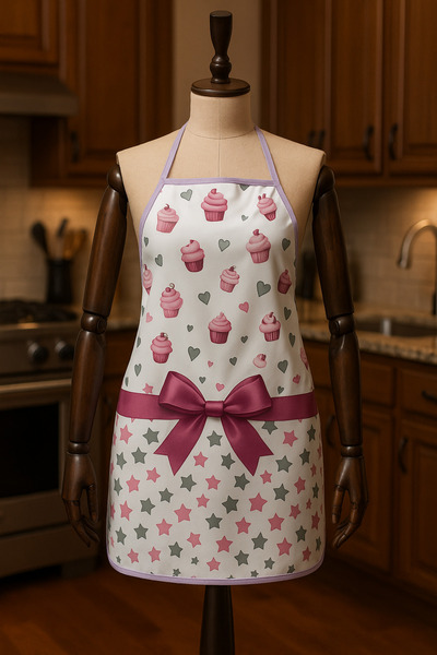 Limon Soft Digital Printed Water Liquid Proof Stain Resistant Kitchen Apron