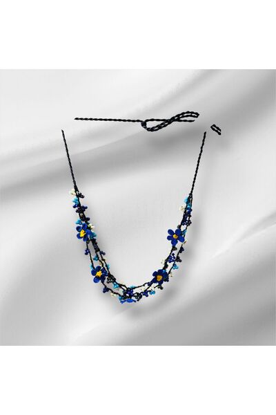 NURAN'IN TASARIM EVİ ÇİÇEKLİ KOLYE