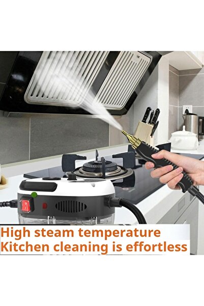 JOSBY 105℃ Pressurized Steam Cleaner, 2500W, 1200ML Tank, 6-Gear, 3BAR - Home/Kitchen/Car