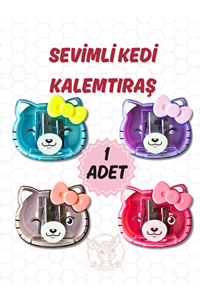 Mikro Cute Cat Pencil Sharpener (1 Piece)