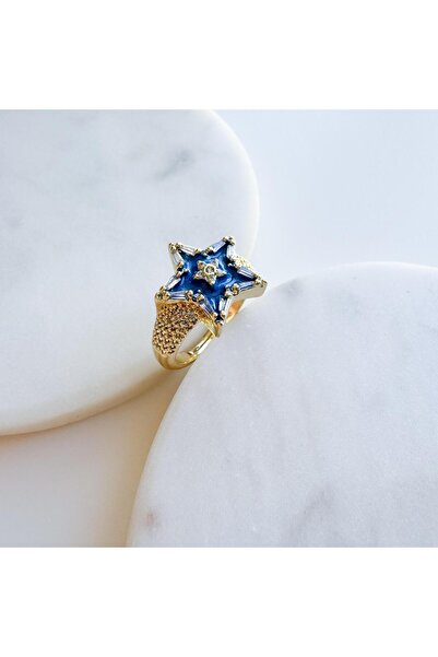 Venus Design Taşlı Yıldız Yüzük
