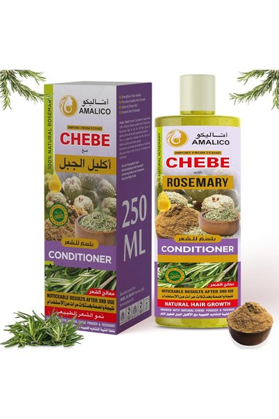 Amalico HAir Conditioner with Rosemay Oil for Hair Growth and Chebe Powder Ha...