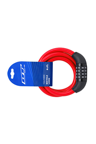 Cin Dt Bicycle Lock - Dt81219 |   12X1000Mm |   4 Digit Password - Changeable |   Available in 4 Color Options