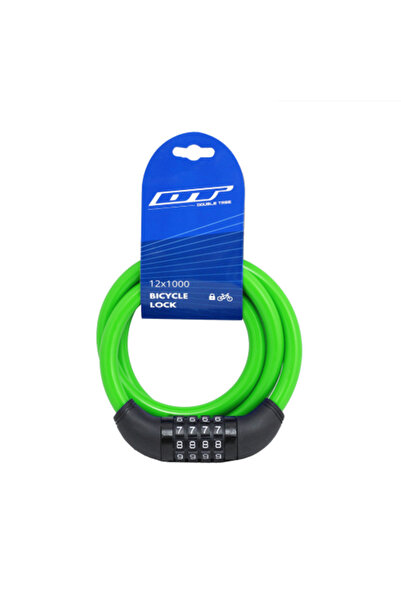 Cin Κλειδαριά ποδηλάτου DT - DT81219 |   12x1000 χιλιοστά |   Κωδικός πρόσβασης 4 ψηφίων - Μπορεί να αλλάξει |   Με 4 επιλογές χρωμάτων