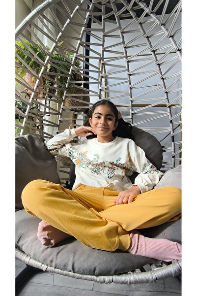 Miniworld Girls' Top and Bottom Set Long Sleeve Tracksuit Comfortable Stylish Modern Design