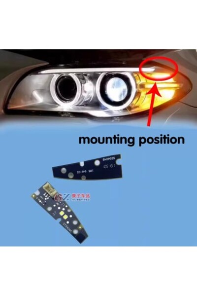 Xenon Bright Right eyelid repair kit BMW F10 Facelift