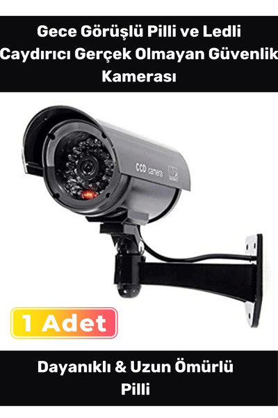 Genel Markalar Ev Apartman Bahçe İş Yeri Gece Görüşlü Pilli Ve Ledli Caydırıc...