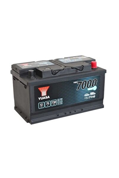 Yuasa Car Battery 7000 EFB 75Ah 730A with Start-Stop, 315x175x175mm