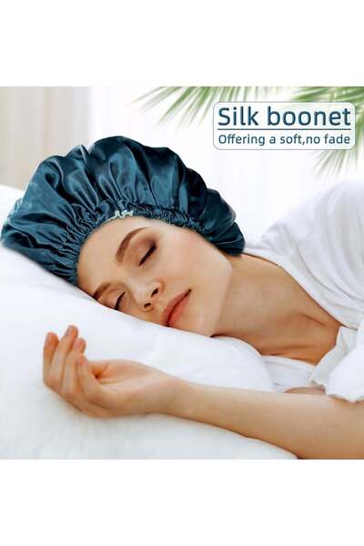 Generic Satin Hair Cap Women's Silk Sleep Cap for Natural Hair