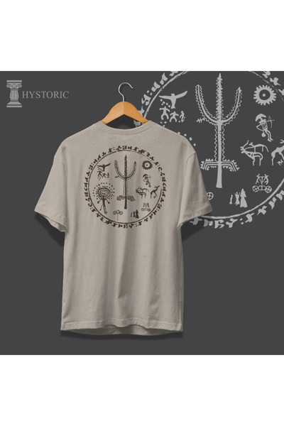 Hystoric Wear Tree of Life Back Printed Oversize T-Shirt