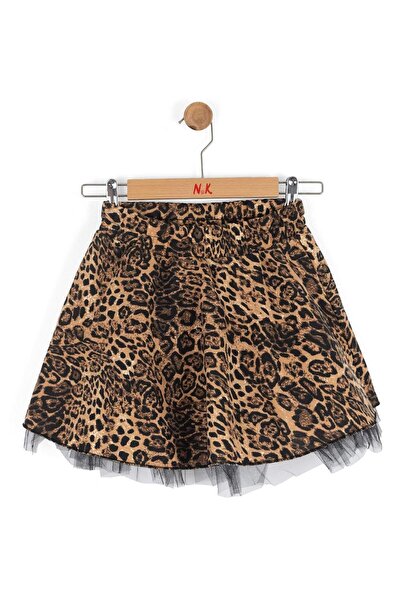 NK Girl's Fawfect Skirt 4-8 Years Old Brown