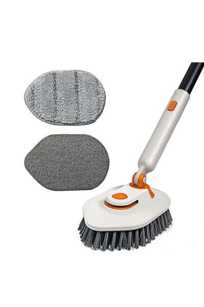 Generic SYOSI Shower Scrubber, No Scratch Tile Tub Scrubber Brush, 3 in 1 Shower Cleaner Brush, Scrub Brush