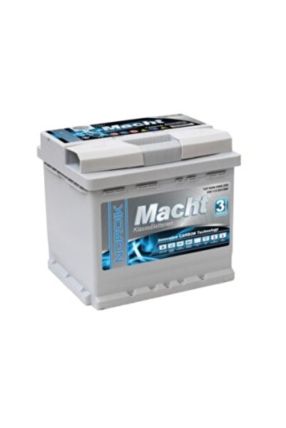 Macht Μπαταρία αυτοκινήτου, NORDIK 12V 56Ah, 540 A, 207x175x190mm