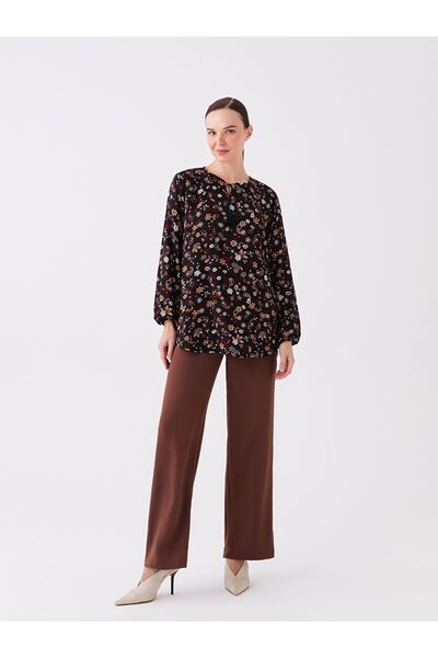 LC Waikiki Bluză de damă cu mânecă lungă, cu guler cravată