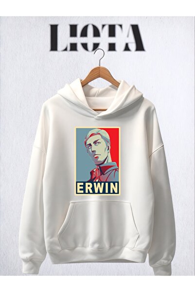 Vordevia سويت شيرت قطني كبير الحجم مطبوع عليه "إرفين هجوم العمالقة"