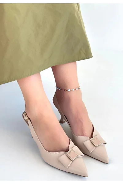 STILVANA Sean beige leather high heeled shoes