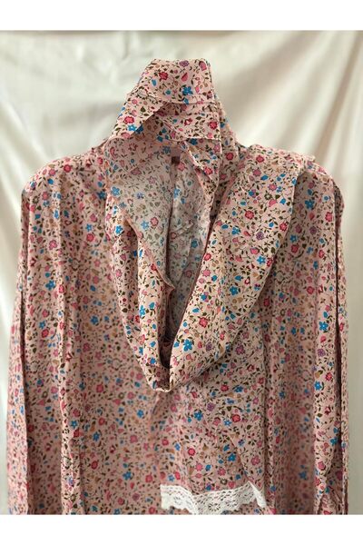 Generic Women's Prayer Garment with Floral Print, Comfortable Fabric