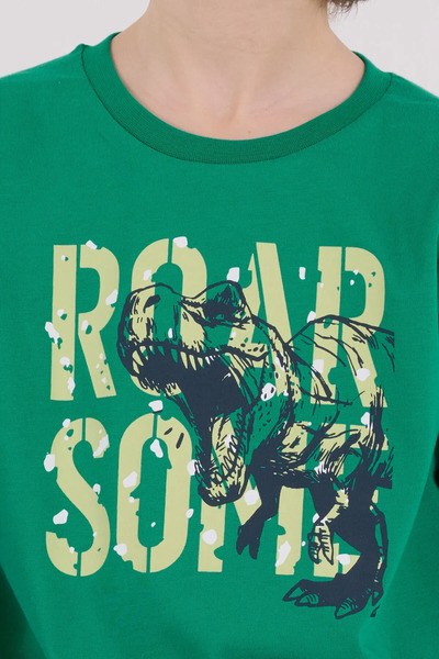 Rolypoly Boy's Pajama Set 2-8 Years Old Green