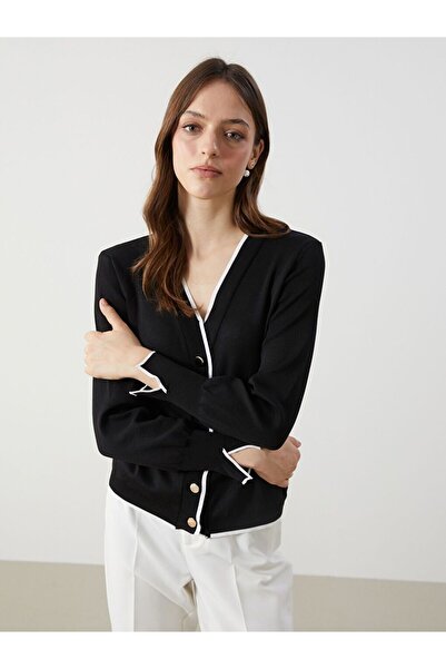 LC Waikiki V Yaka Kadın Triko Hırka