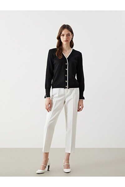 LC Waikiki V Yaka Kadın Triko Hırka