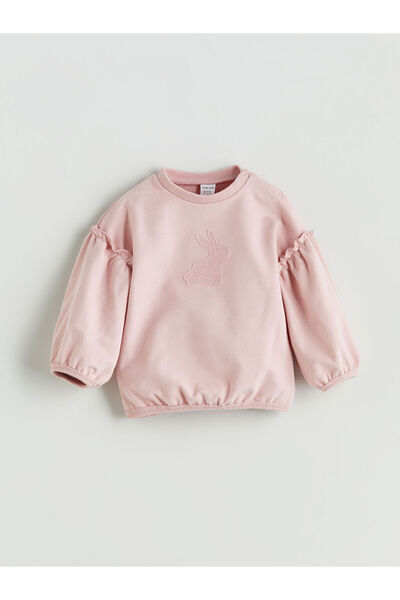 LC Waikiki Crew Neck Baby Girl Sweatshirt and Pants